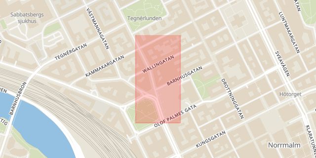 Karta som med röd fyrkant ramar in Norrmalm, Resta, Stockholm, Stockholms län