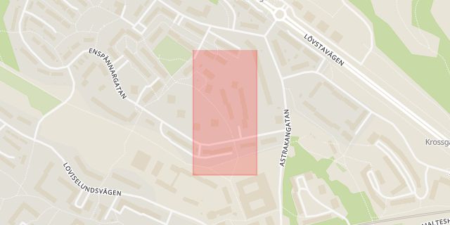 Karta som med röd fyrkant ramar in Hässelby Gård, Stockholm, Stockholms län