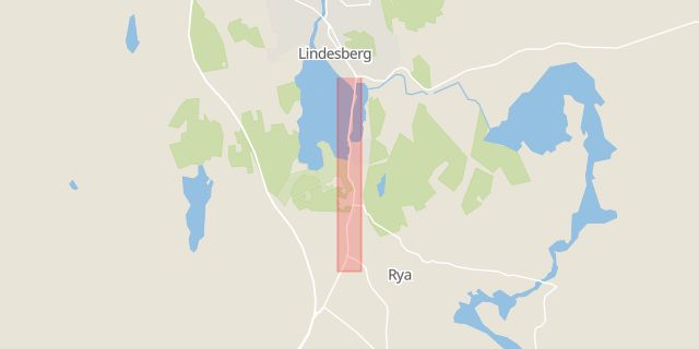 Karta som med röd fyrkant ramar in Skottbackarna, Örebrovägen, Örebro Län, Lindesberg, Örebro län