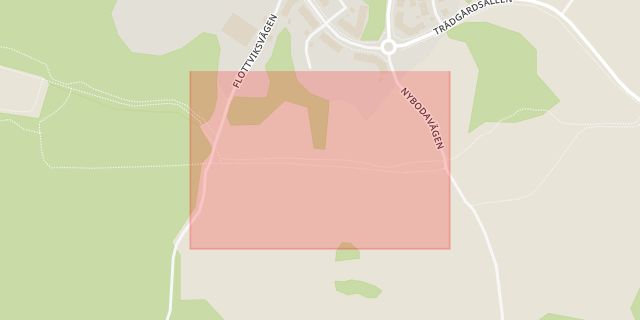 Karta som med röd fyrkant ramar in Sigtuna, Sollentuna, Märsta, Rosersberg, Stockholms län