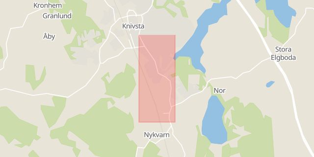 Karta som med röd fyrkant ramar in Knivsta Kommun, Husby, Vassunda, Alsike, Forsbyvägen, Uppsala, Knivsta, Uppsala län