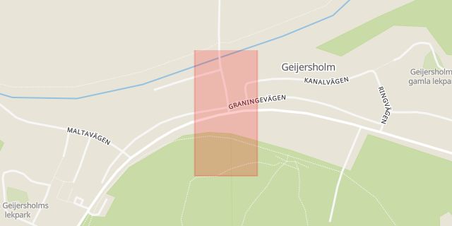 Karta som med röd fyrkant ramar in Geijersholm, Hagfors, Värmlands län