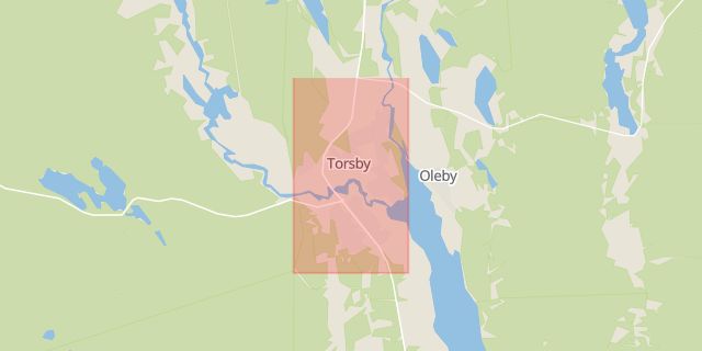 Karta som med röd fyrkant ramar in Sambo, Torsby, Värmlands län