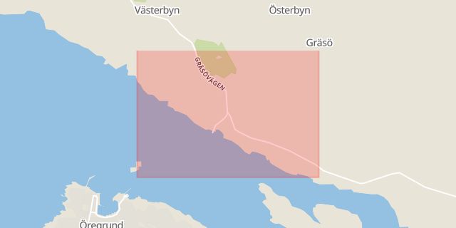 Karta som med röd fyrkant ramar in Forsmark, Gräsö, Ringhals, Oskarshamn, Uppsala län