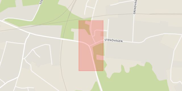 Karta som med röd fyrkant ramar in Sandarne, Göteborg, Gävleborgs län