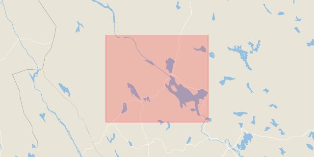 Karta som med röd fyrkant ramar in Mora, Falun, Dalarnas län