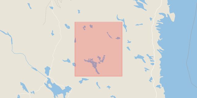 Karta som med röd fyrkant ramar in Ovanåkers Kommun, Ovanåker, Gävleborgs län