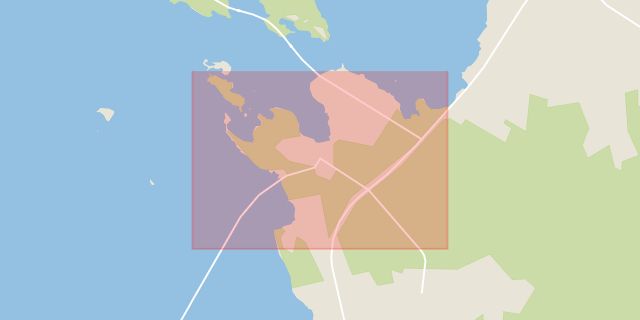 Karta som med röd fyrkant ramar in Sunne, Jämtland, Jämtlands län