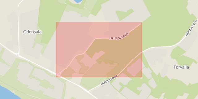 Karta som med röd fyrkant ramar in Jämtland, Lillsjövägen, Brunflo, Lockne, Östersunds Kommun, Erikslund, Krokom, Högsta, Näsviken, Strömsund, Jämtlands län