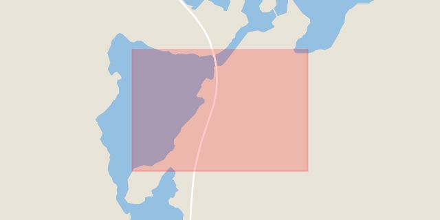 Karta som med röd fyrkant ramar in Lillviken, Arjeplog, Norrbottens län