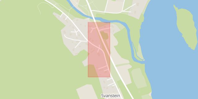 Karta som med röd fyrkant ramar in Boden, Kalix, Björkfors, Övertorneå, Svanstein, Norrbottens län